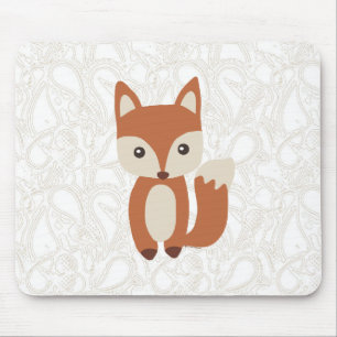 Mousepad Fox bonito do bebê