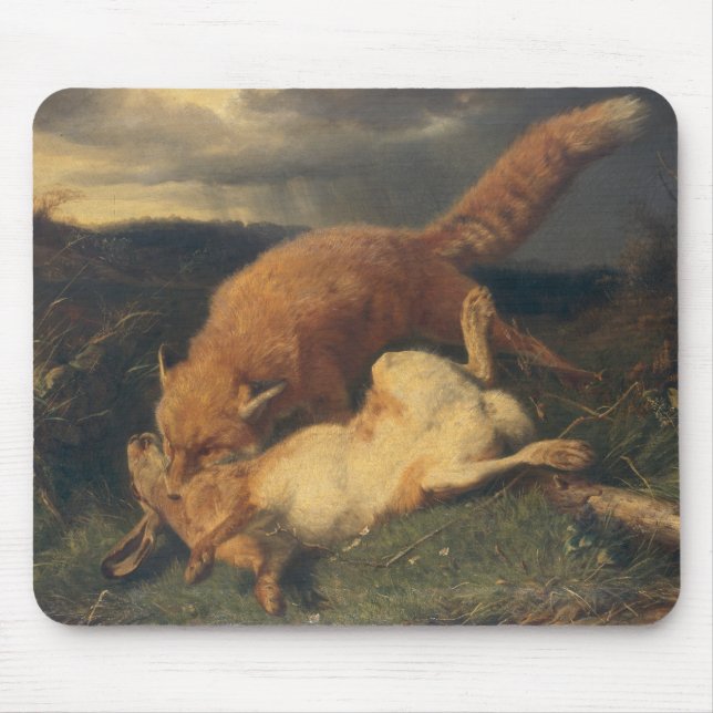 Mousepad Fox e lebre, 1866 (Frente)