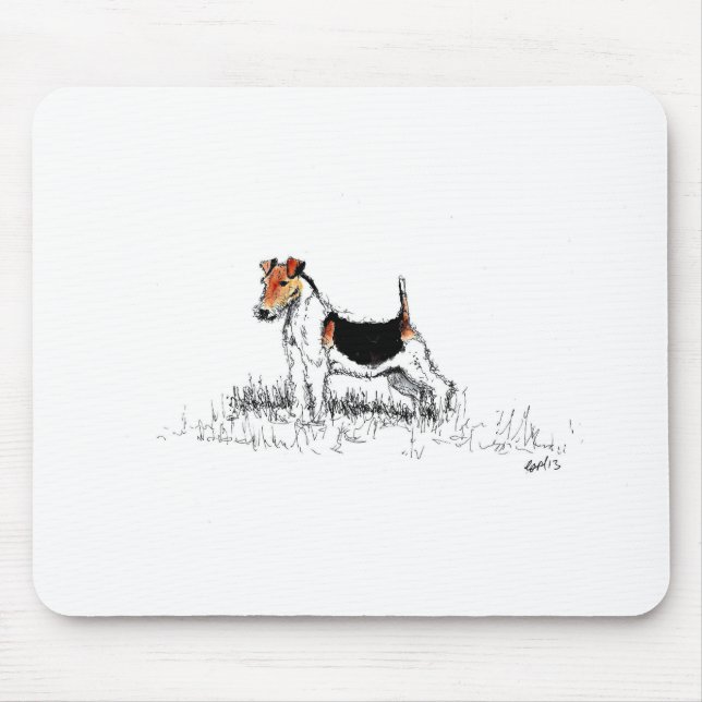 Mousepad Fox Terrier orgulhosa (Frente)
