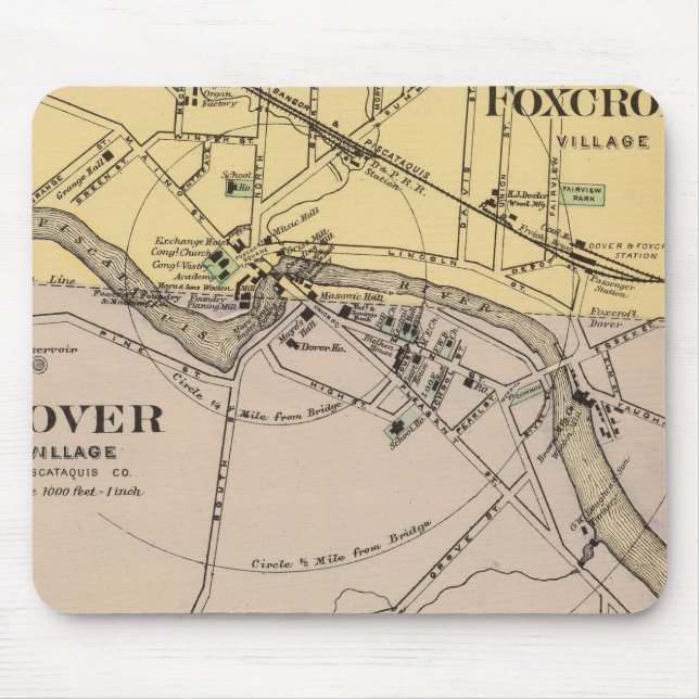 Mousepad Foxcroft, Dover (Frente)
