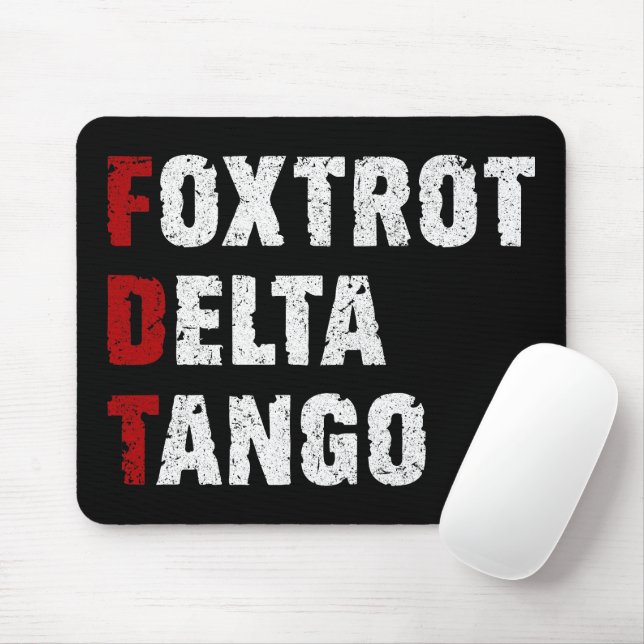 Mousepad Foxtrot Delta Tango (Com mouse)