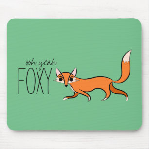 Mousepad Foxy Cute Fox Slogan