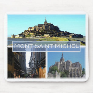 Mousepad FR França - Normandia - Santo Mont Michel -