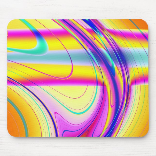Mousepad Fractal Abstrato 061012f (Frente)
