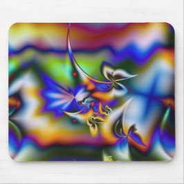 Mousepad Fractal da fantasia da borboleta