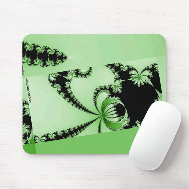 Mousepad Fractal Garden mantis (Com mouse)