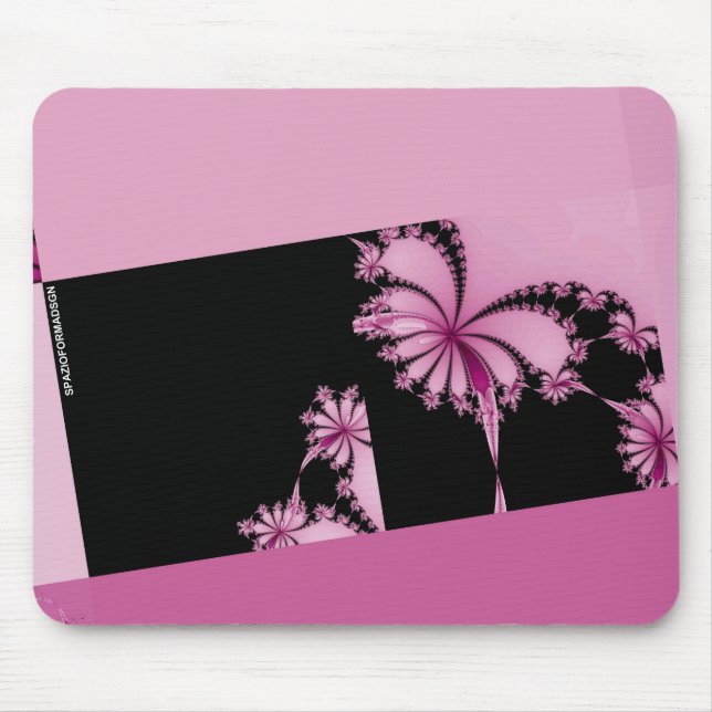 Mousepad Fractal Garden rose water (Frente)