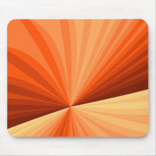 Mousepad Fractal Gráfico de Baunilha Vermelha Abstrato Lar
