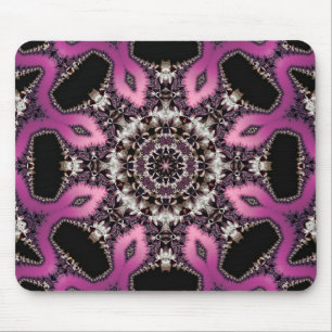 Mousepad Fractal Mandala, Serpente Rosa