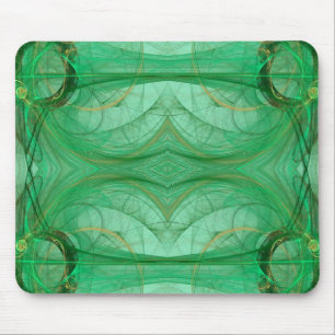 Mousepad Fractal Verde