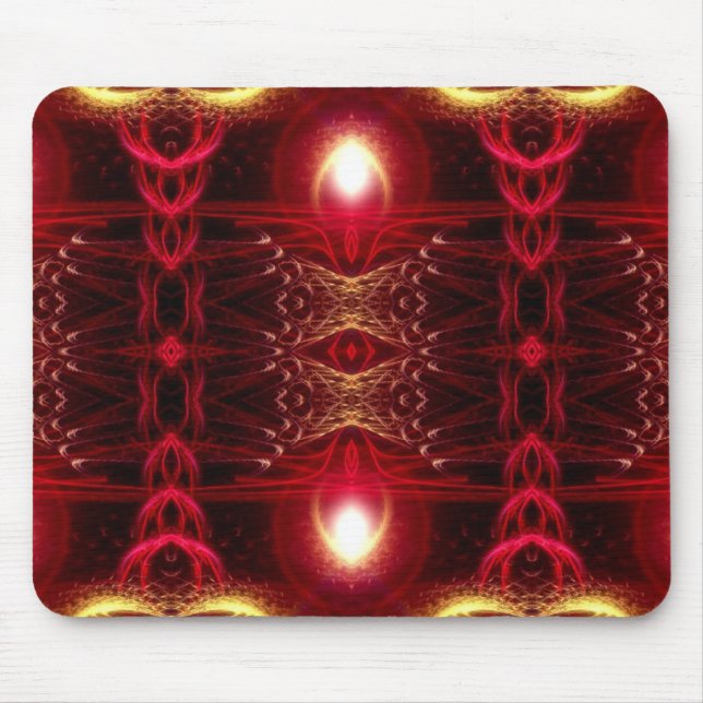 Mousepad Fractal Vermelho (Frente)