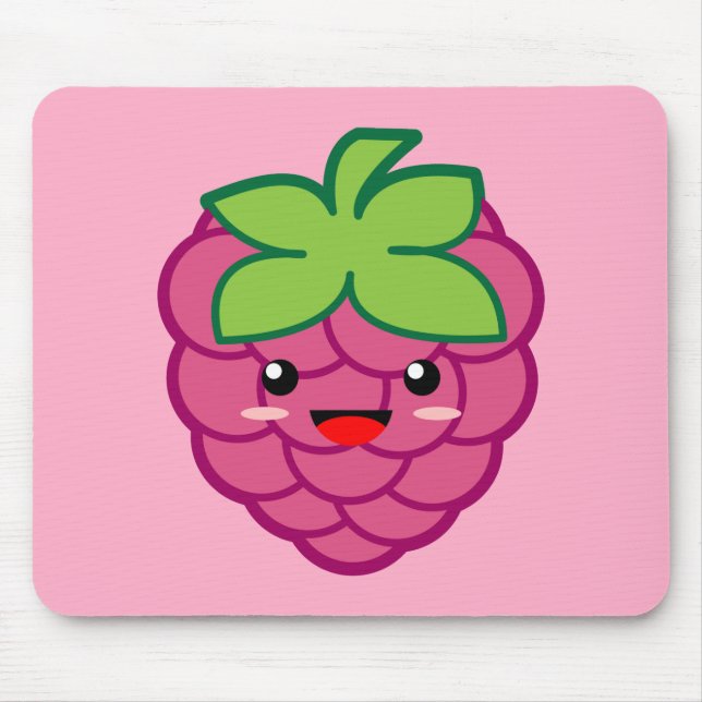 Mousepad Framboesa de Kawaii (Frente)