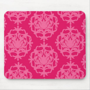Mousepad Framboesa e amortecedor cor-de-rosa