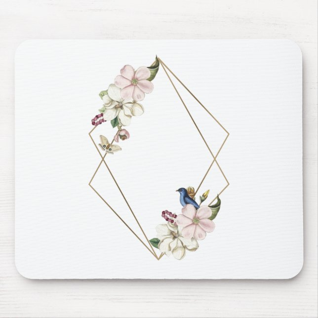 Mousepad Frame Floral 2 (Frente)