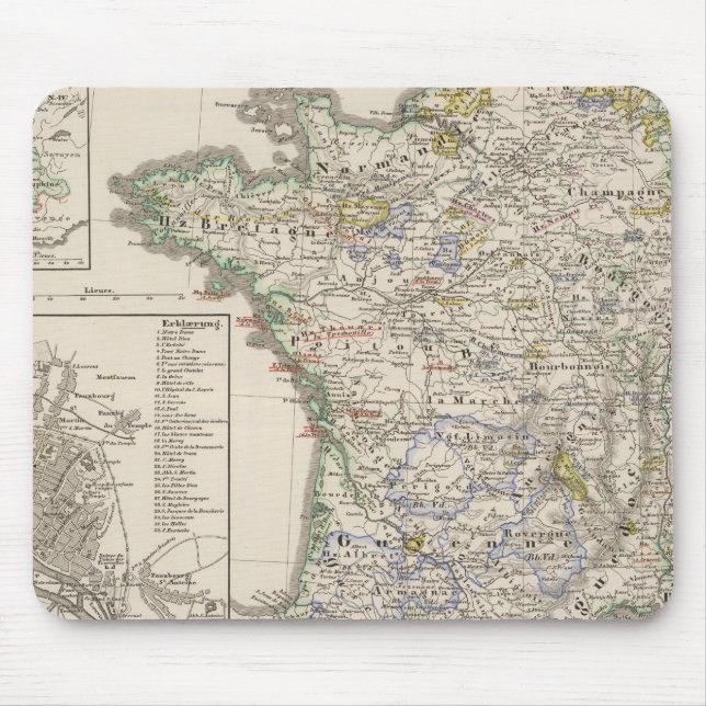 Mousepad França de 1461 a 1610 (Frente)