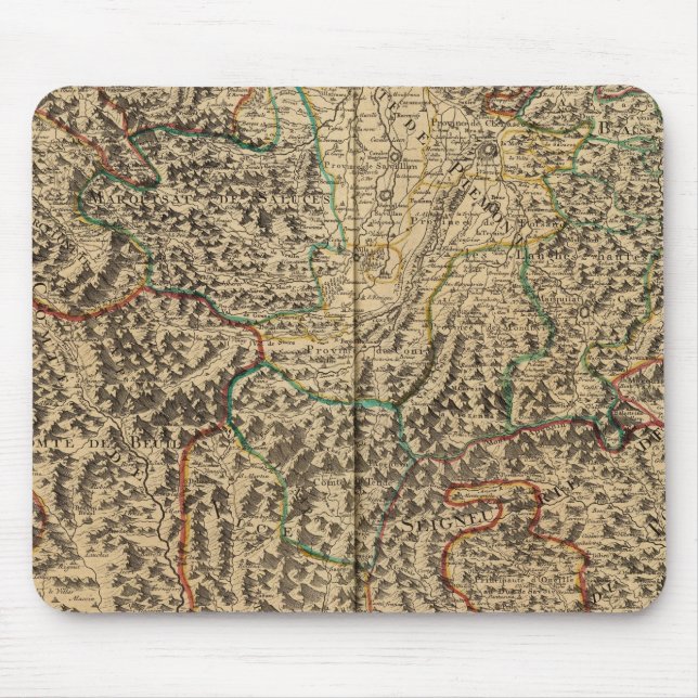 Mousepad França e Itália (Frente)