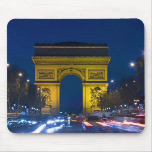 Mousepad França, Paris. O Arc de Triomphe e o