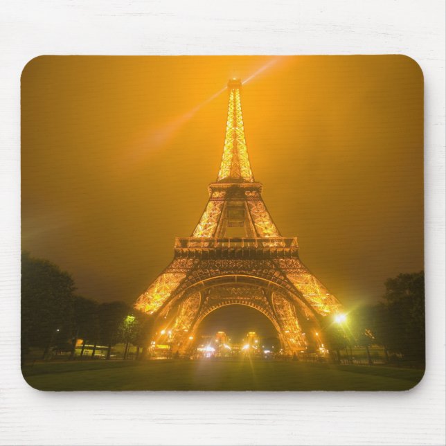 Mousepad França, Paris. Torre Eiffel iluminada a 3 (Frente)