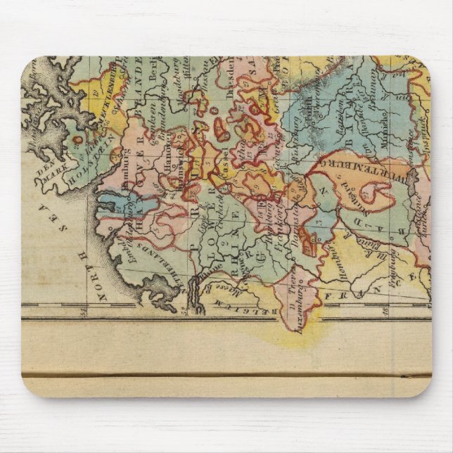 Mousepad França, Suiça, Alemanha (Frente)