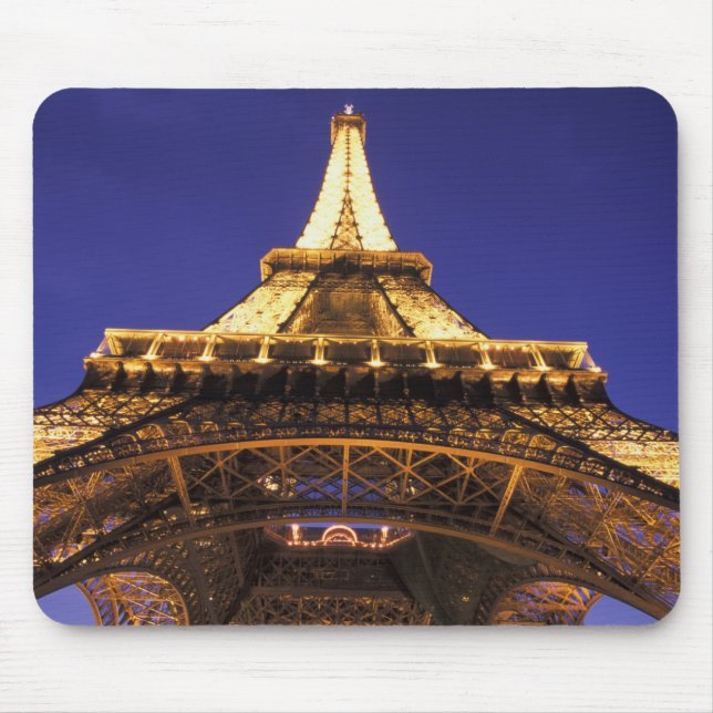 Mousepad FRANÇA, Torre Eiffel de Paris, vista noturna (Frente)
