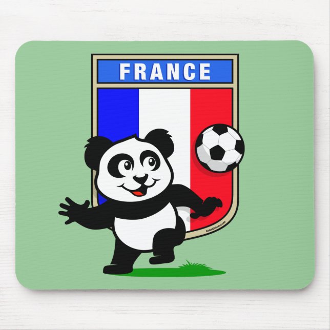 Mousepad France Football Panda (Frente)