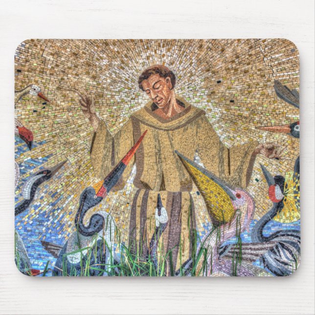 Mousepad Francis Of Assisi Mosaic (Frente)