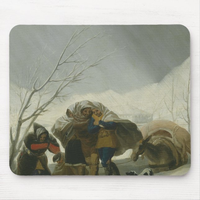 Mousepad Francisco Goya - Cena de inverno (Frente)