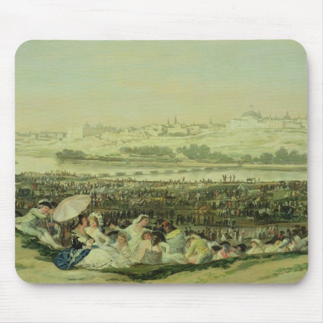 Mousepad Francisco Jose de Goya y Lucientes | o prado em (Frente)