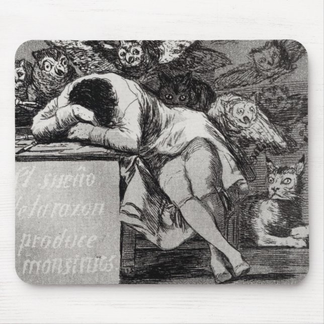 Mousepad Francisco Jose de Goya y Lucientes | o sono de (Frente)