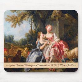 Mousepad Francois Boucher a arte rococo das senhoras de Dou