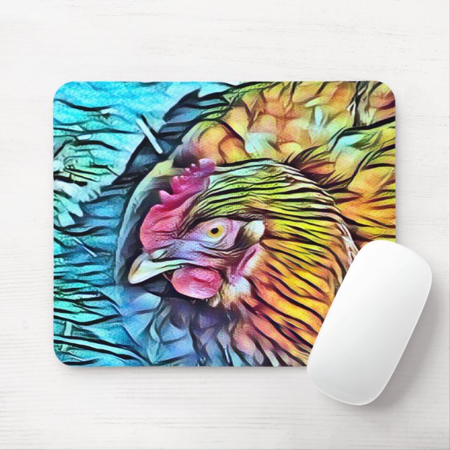 MOUSEPAD FRANGO (Com mouse)