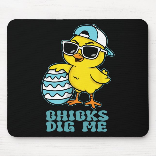 Mousepad Frango de Domingo de Páscoa Me Acha Engraçado Aman (Frente)