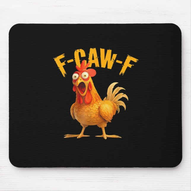 Mousepad Frango F-Galinha-F Clássico Legal Único (Frente)