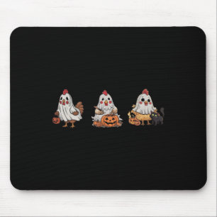 Mousepad Frangos De Fantasma Pumpkin Black Cat Hallow