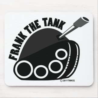 Mousepad Frank o tapete do rato do logotipo do tanque