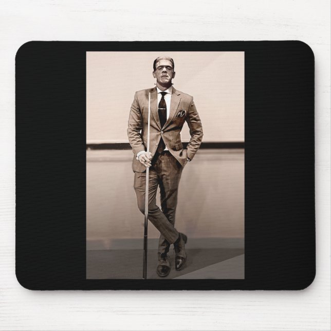 Mousepad Frankenstein Dapper Frankenstein Monster Em Traje  (Frente)