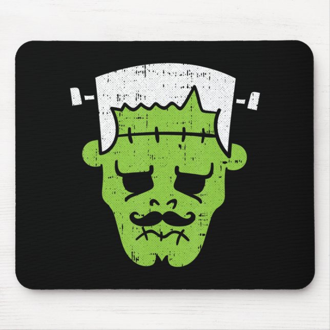 Mousepad Frankenstein Lazy Halloween Figurume Horror Filme  (Frente)