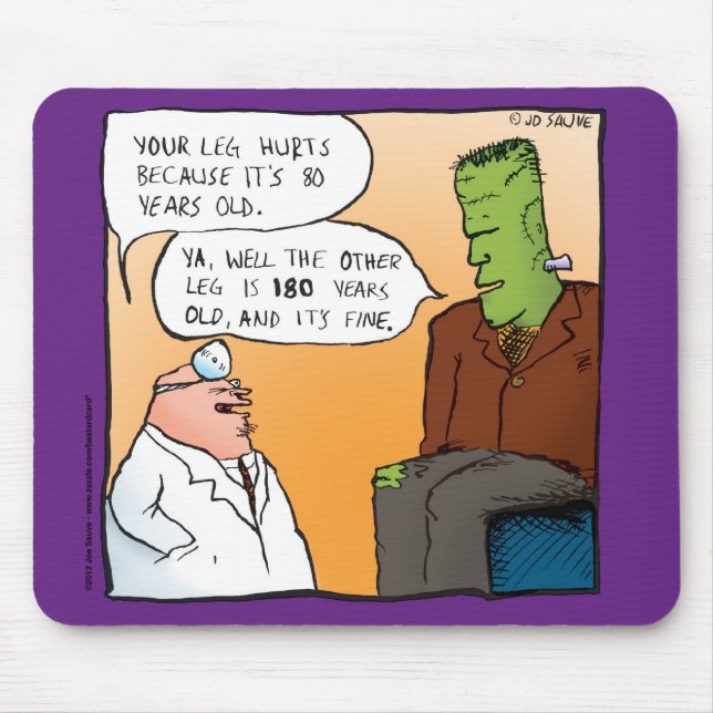 Mousepad Frankensteins Doctor Cartoon (Frente)