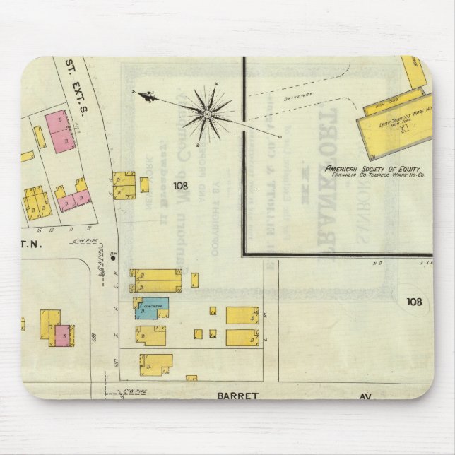 Mousepad Frankfort, Kentucky 8 (Frente)