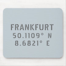 Frankfurt Latitude e Longitude