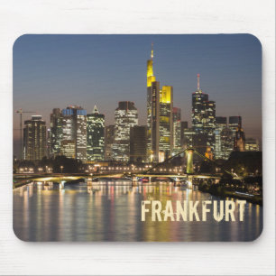 Mousepad Frankfurt Skyline Alemanha Presente Vintage
