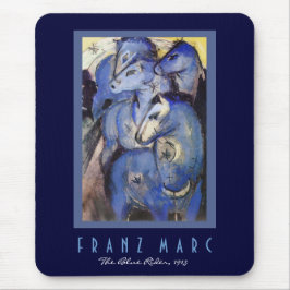 Mousepad Franz Marc - cavaleiro azul - arte do