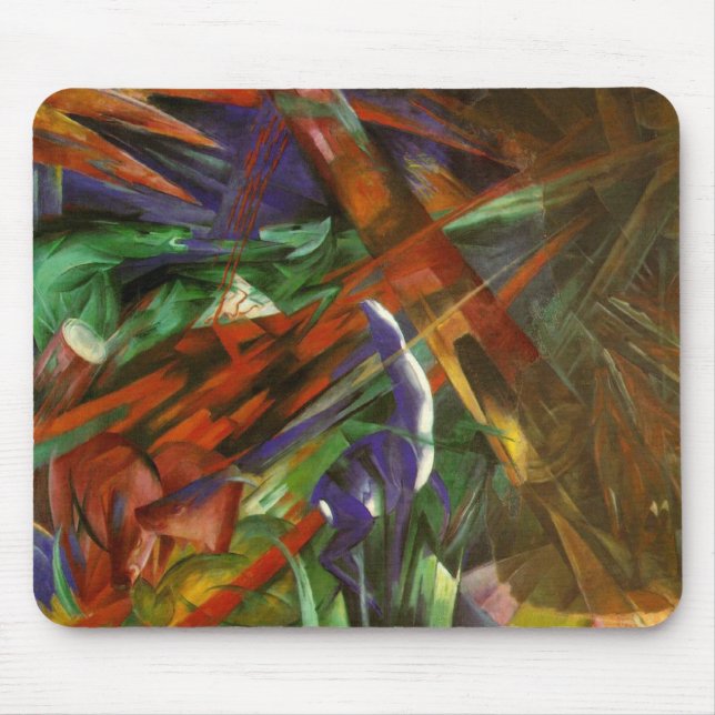 Mousepad Franz Marc - o destino dos animais (Frente)