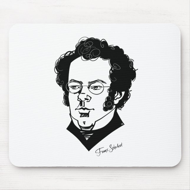 Mousepad Franz Schubert (Frente)