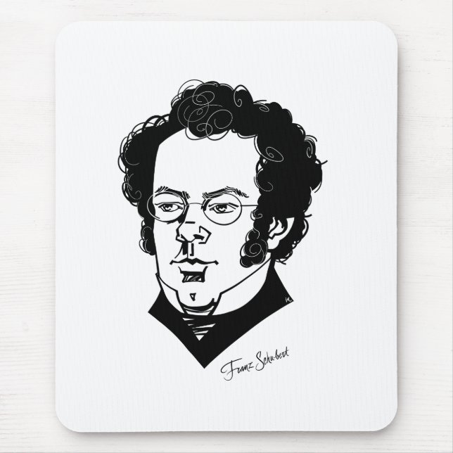 Mousepad Franz Schubert (Frente)