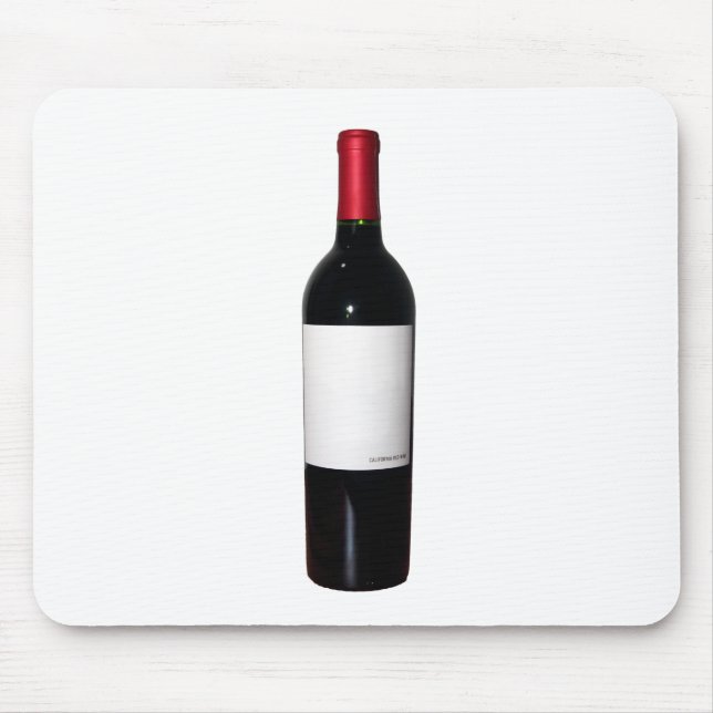 Mousepad Frasco de Vinho (Rótulo do Vazio) (Frente)
