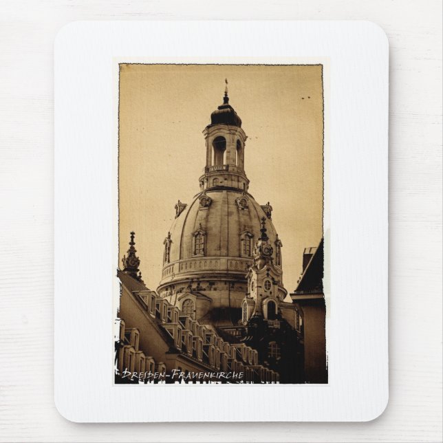 Mousepad Frauenkirche Dresden - Vintage (Frente)