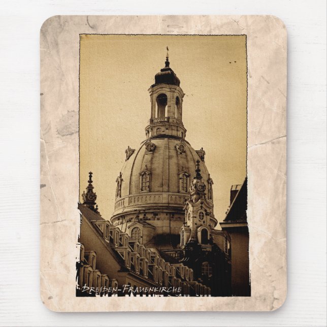 Mousepad Frauenkirche Dresden - Vintage (Frente)