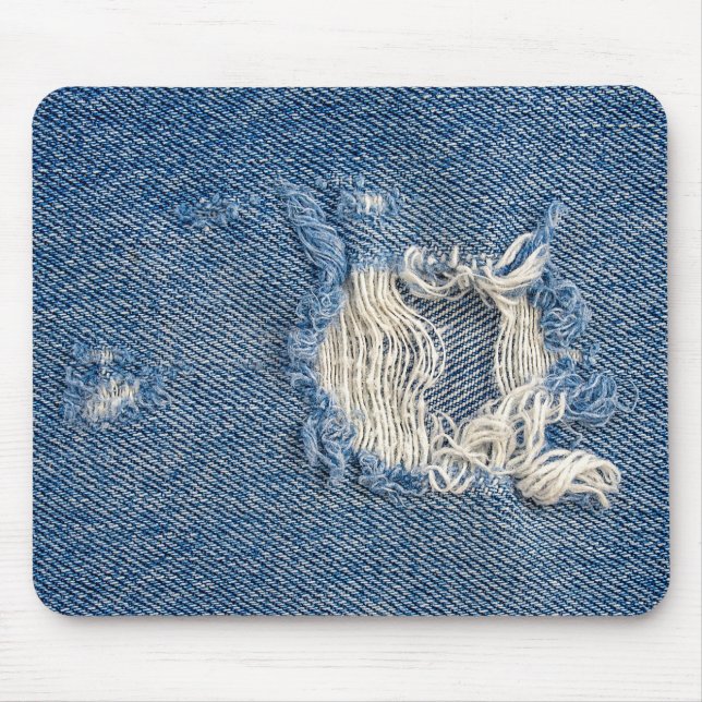Mousepad Frayed Blue Denim (Frente)