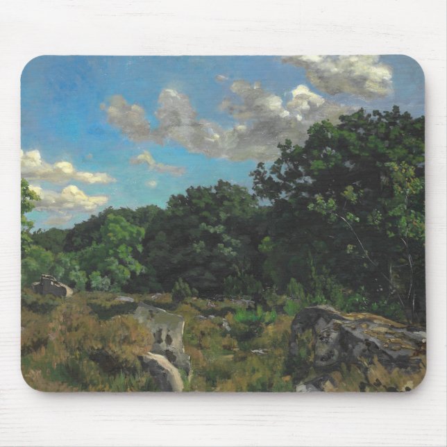 Mousepad Frederic Bazille - Paisagem em Chailly (Frente)